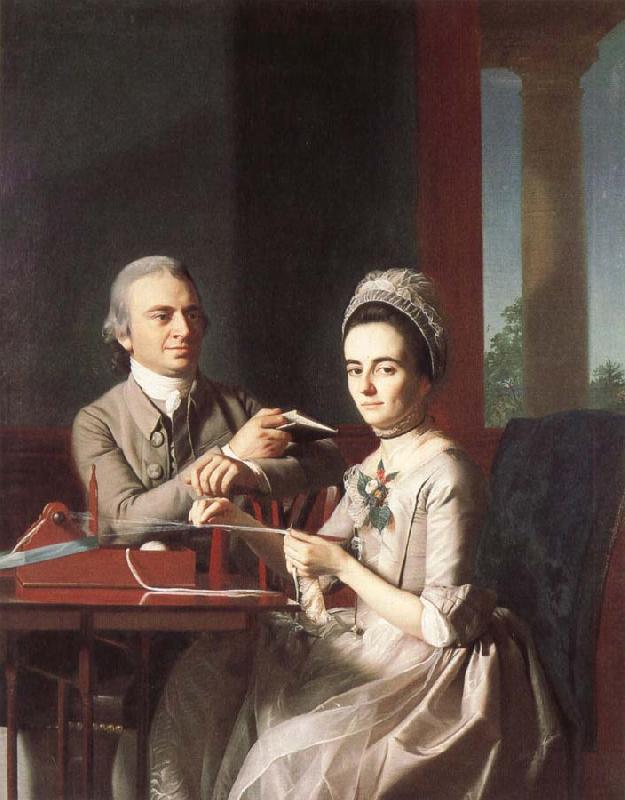 John Singleton Copley Thomas Mifflin and seine Ehefrau oil painting image